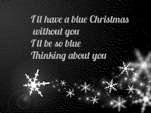 Blue Christmas Lyrics