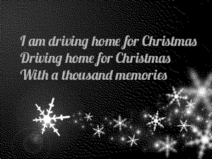Driving Home For Christmas
